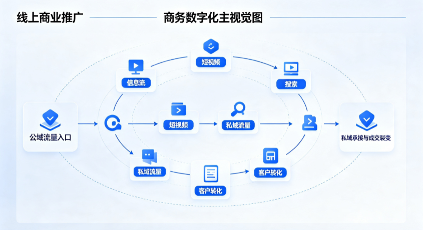 镇安县线上商业推广怎么做？全域流量闭环搭建与低成本转化实战指南